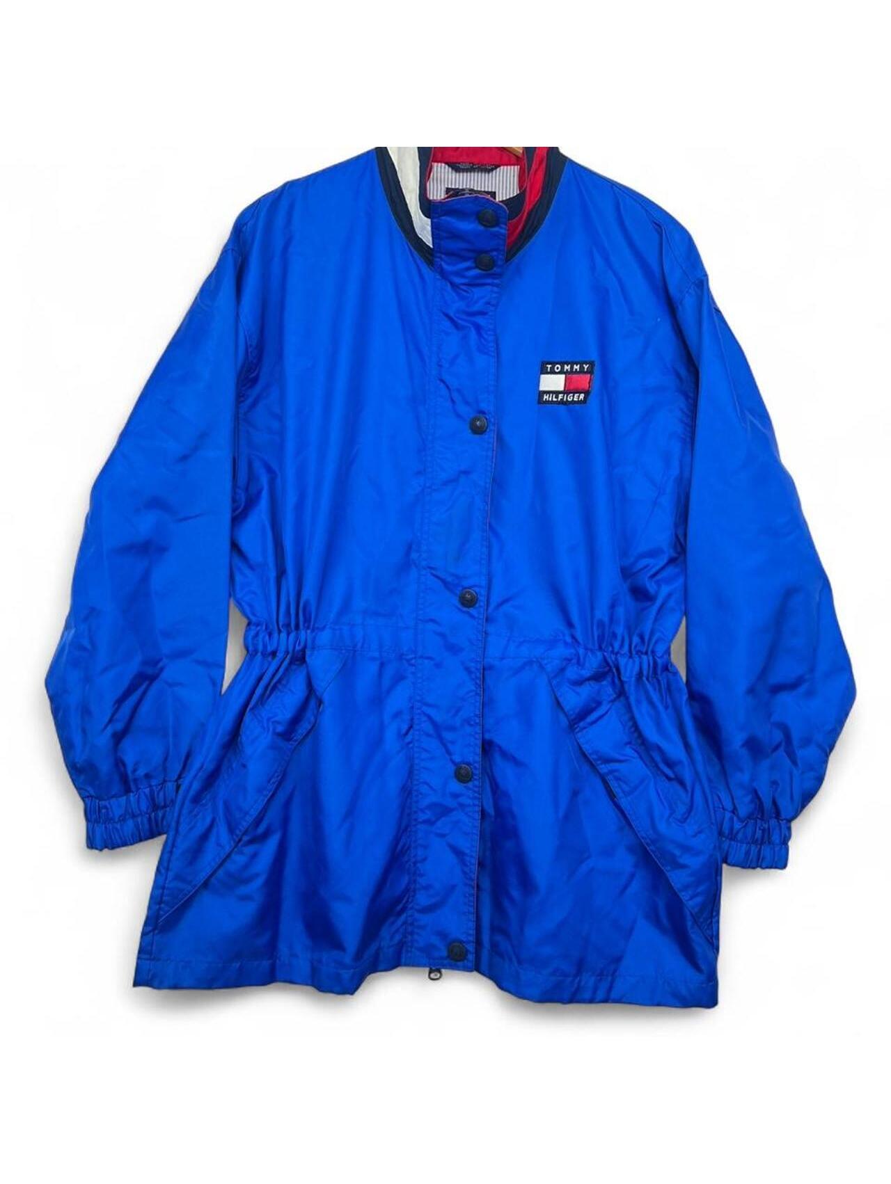 Tommy Hilfiger Vintage 90s Flag Colorblock Sailing Jacket Preppy Coastal Sz M